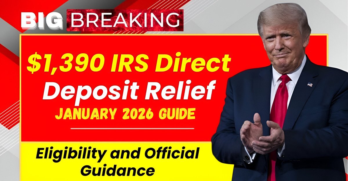 IRS $1,390 Direct Deposit Relief Payment